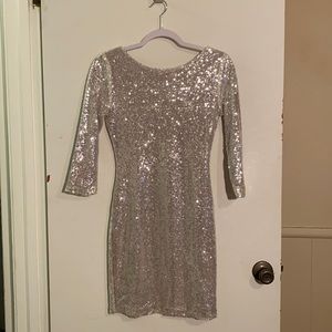 Sequin mini dress